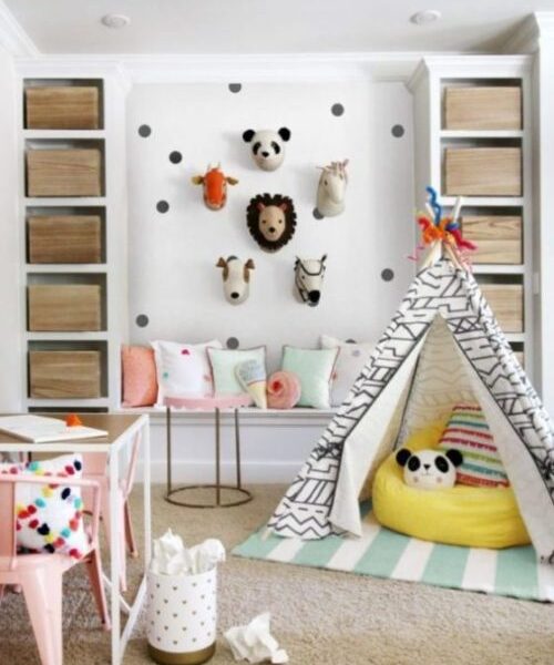 interiores de quartos infantis
