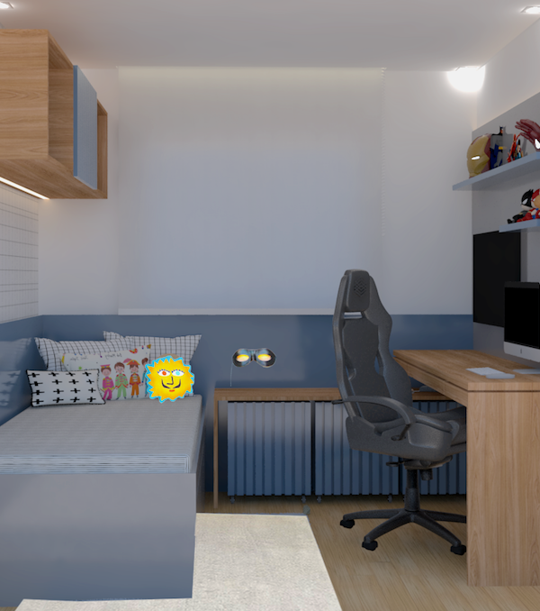 Base atemporal para um quarto que crescerá com o Tiago