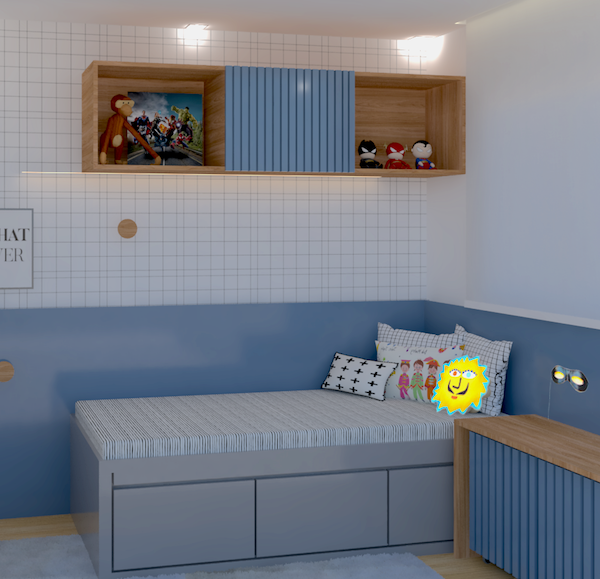 Detalhes ripados na marcenaria